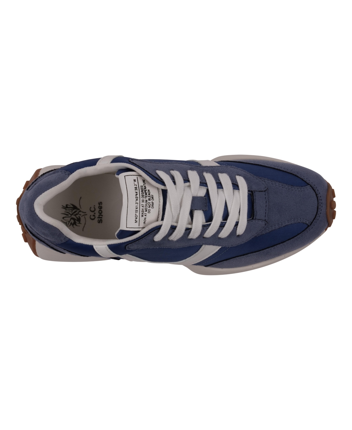 Gc Shoes Women's Howell Lace Up Retro Sneakers In Navy