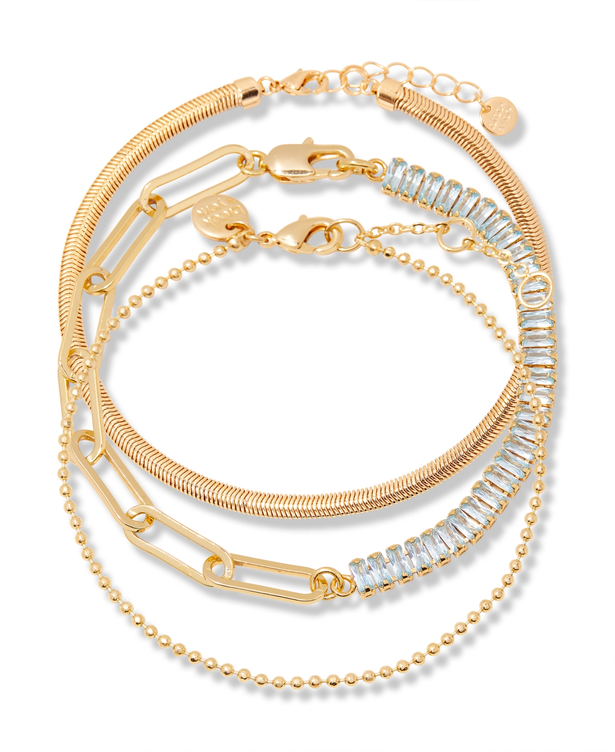 Brook & York Priya Birthstone Tennis Bracelet In Aqua