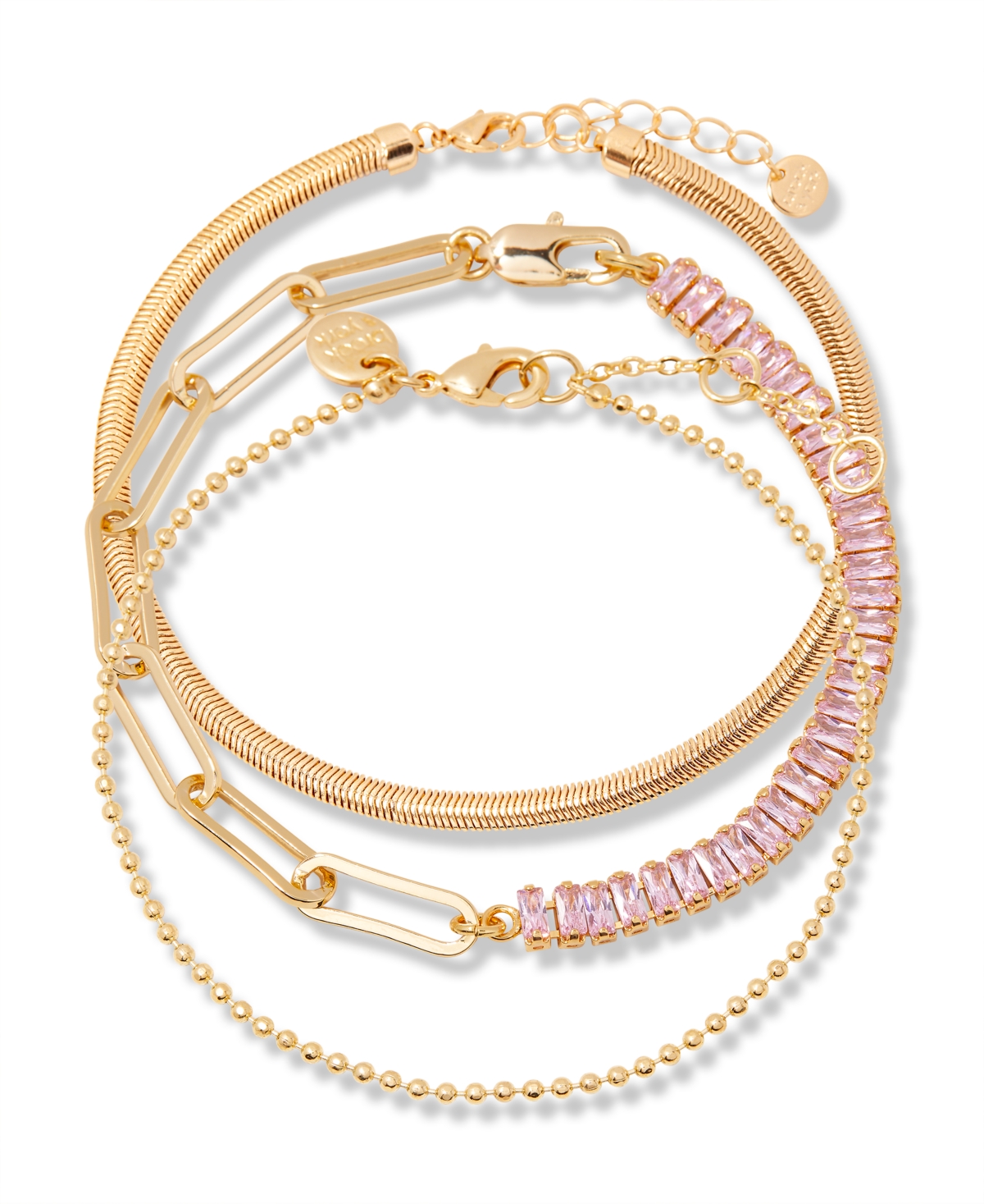 Brook & York Priya Birthstone Tennis Bracelet In Pink