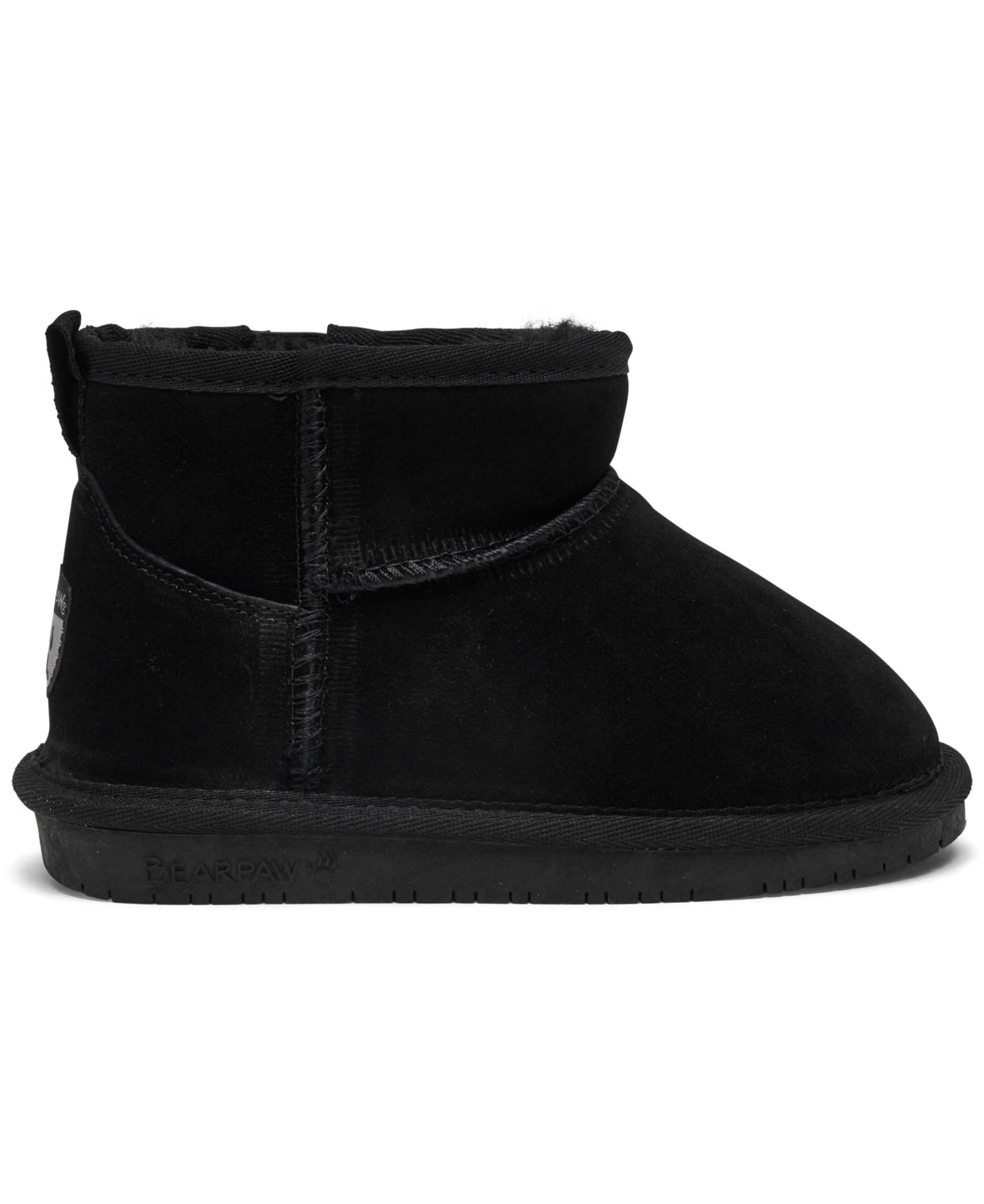 Ботинки BEARPAW Kiara Winter Boots для девочек-малышей, цвет: Чёрный — фото 2
