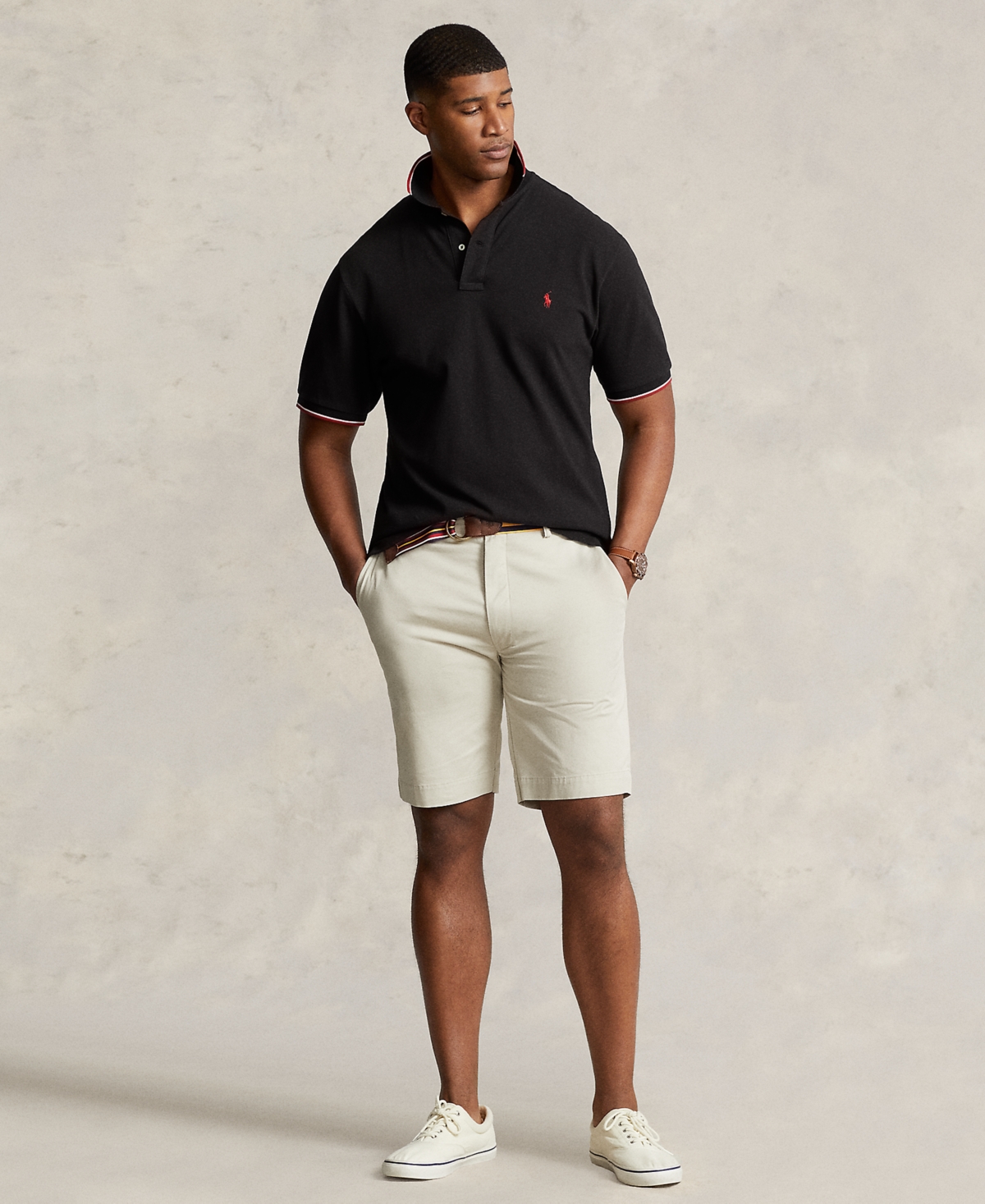 Polo Ralph Lauren Men's Big & Tall Mesh Polo Shirt -c3870