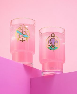 Disney Princess Iconic Tall Drinking Glasses, Set of 6