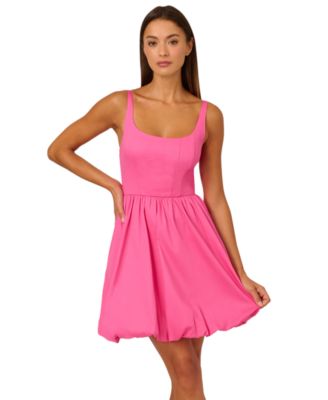 by Adrianna Papell Women's Bubble-Hem Mini Dress