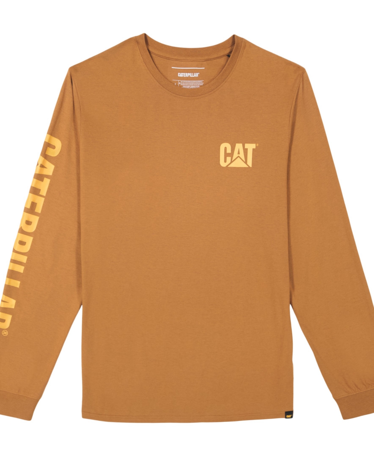 Men's Trademark Banner Long Sleeve Tee - Bronze-Turmeric