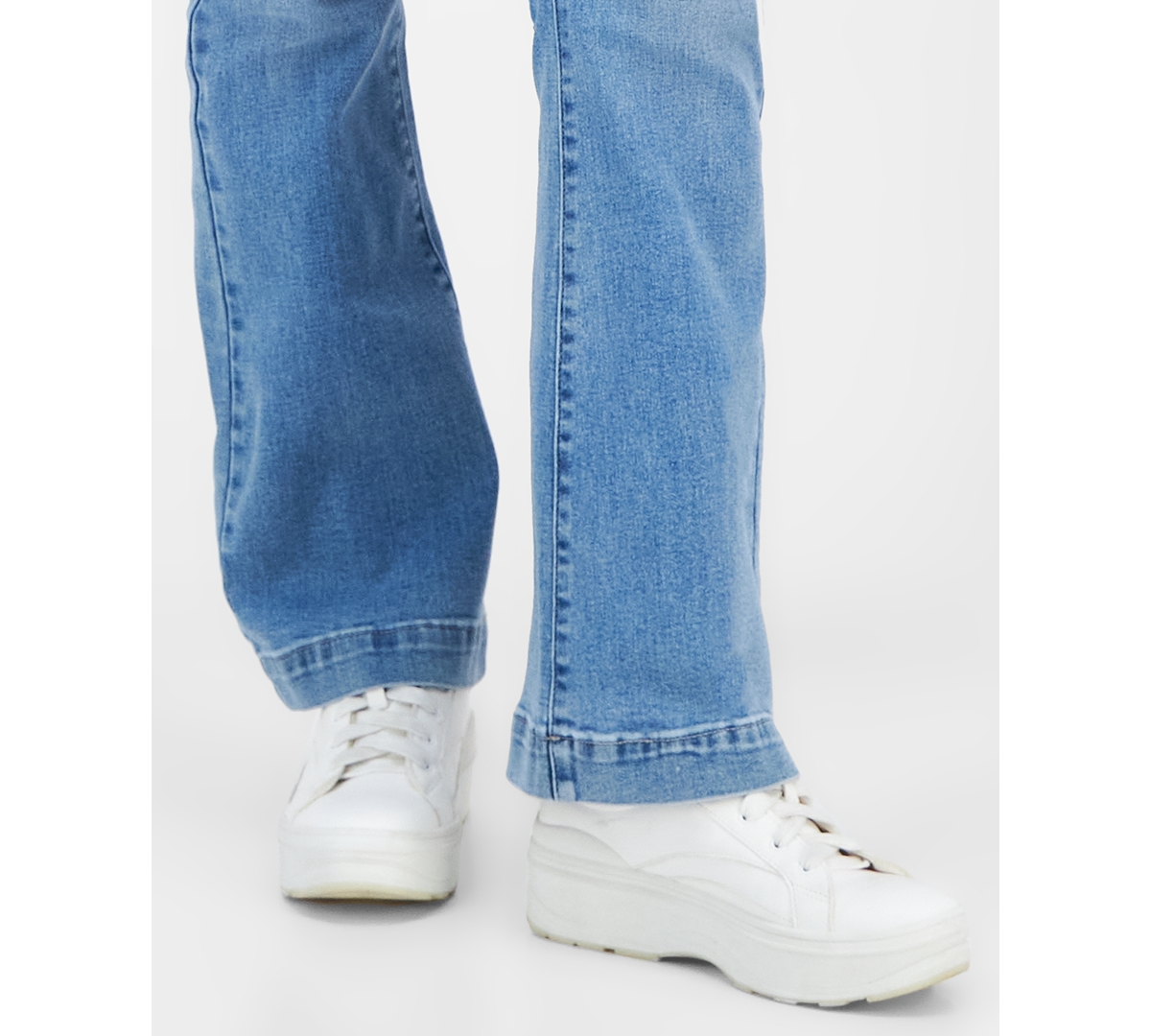 DKNY JEANS WOMEN'S HIGH-RISE FLARE TROUSER JEANS 