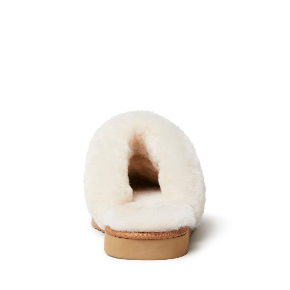 Женские Fireside by Dearfoams Women's Sydney Genuine Shearling Scuff Slipper — фото 4