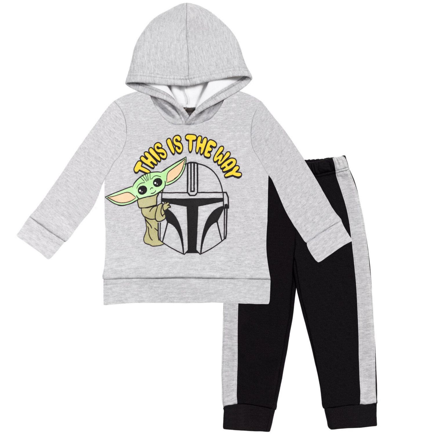 Toddler Boys 2T-5T The Mandalorian Grogu Two-Piece Fleece Hoodie and Jogger Set