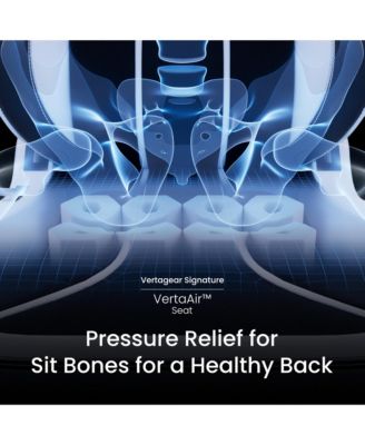 SL5800 Ergonomic Large Gaming Chair featuring ContourMax Lumbar & VertaAir Seat systems - RGB LED Kits Upgradeable - Burgundy Red