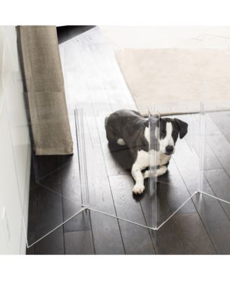 Low Pet Gate Zig Zag Options 8 panel