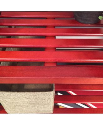 Solid Wood 2 Tier Storage Rack