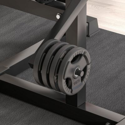 Bicep Preacher Curl Bench & Tricep Extension w/ Adjustable Seat and Elbow Cushion