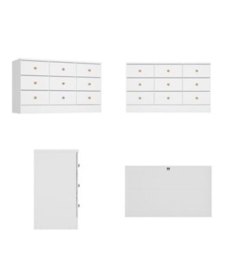 1 PC wood  Elegant Dresser With 9 Drawers - Dresser