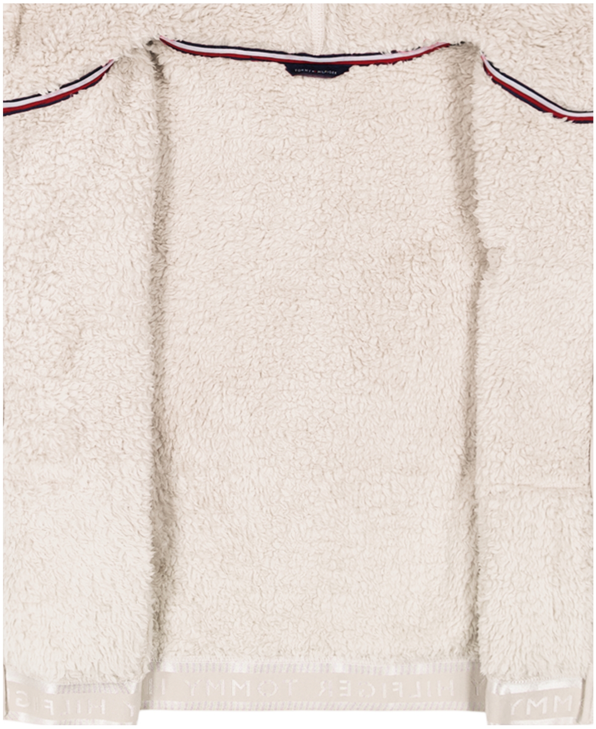 Tommy Hilfiger Big Girls Minky Zip Front Hoodie