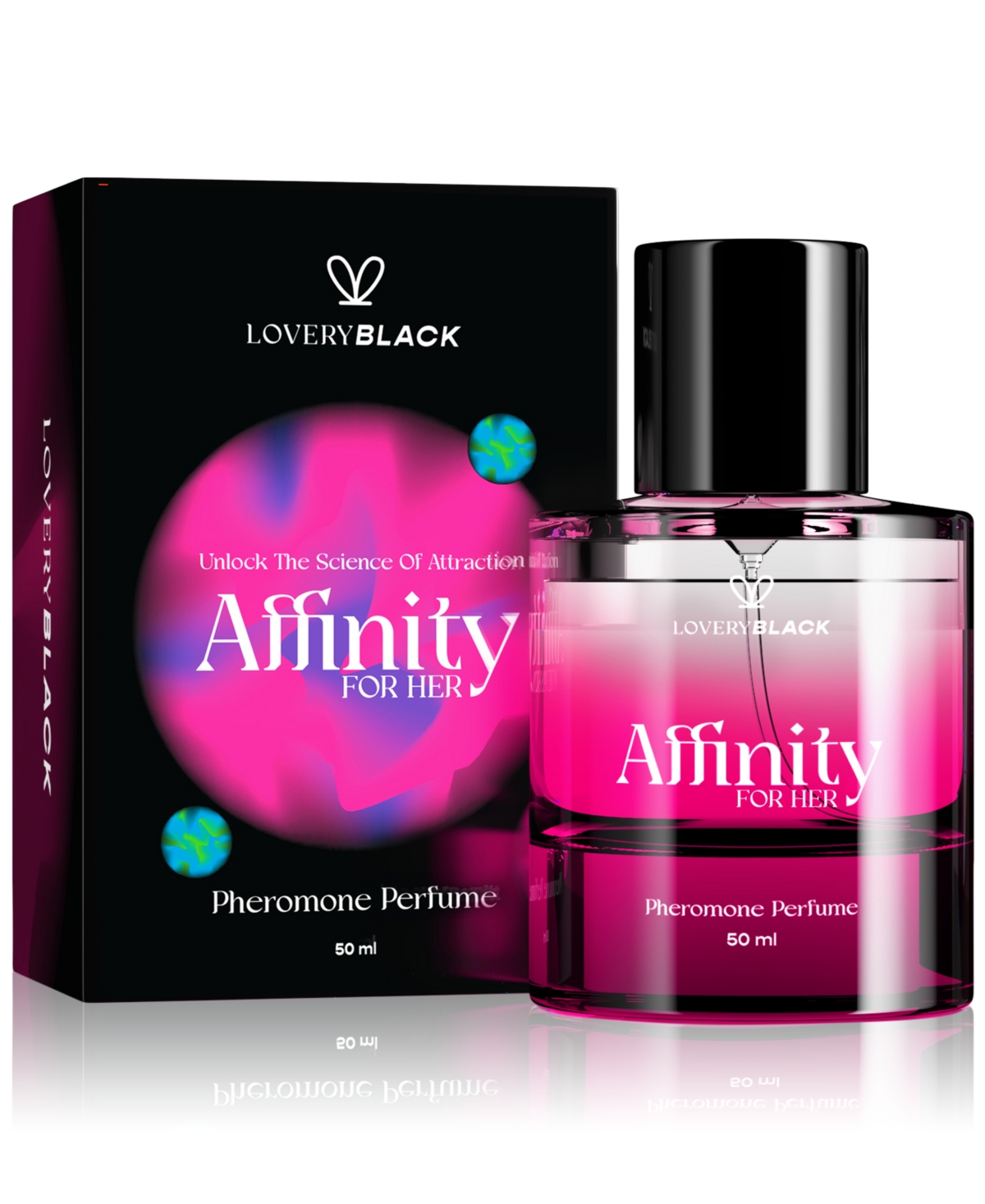 Black Affinity For Her Pheromone Perfume, 1.7 oz.
