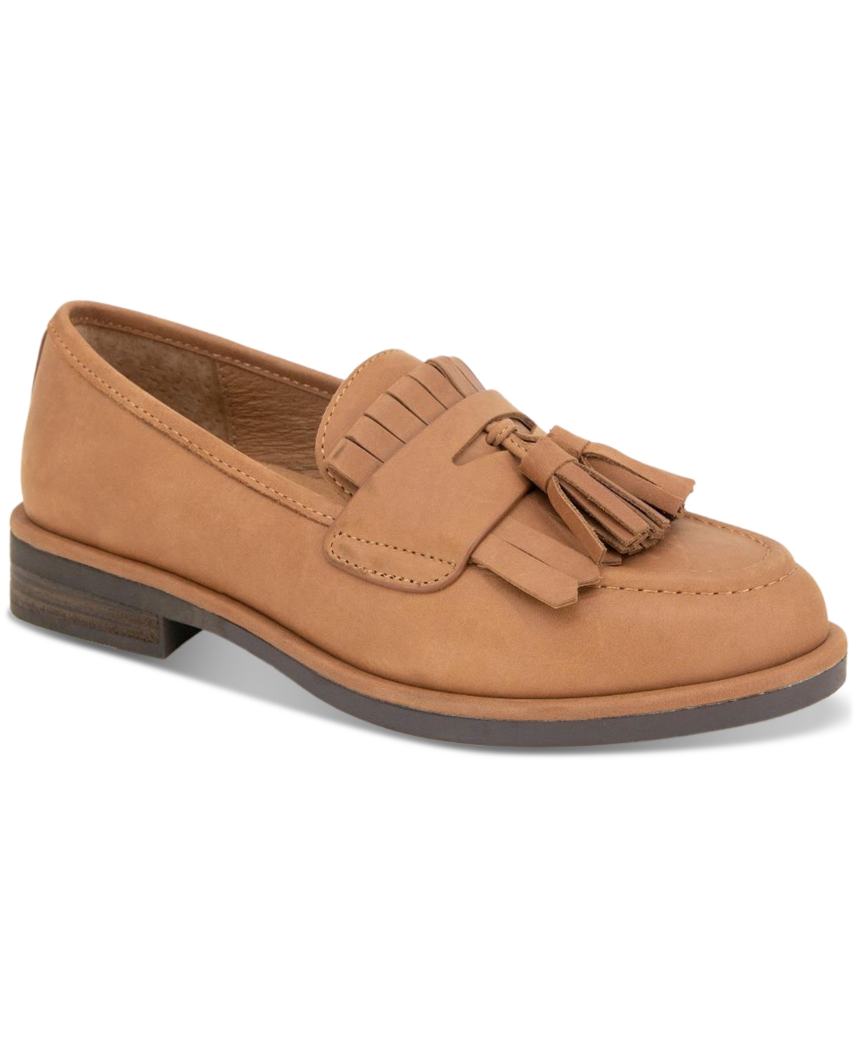 Gentle Souls Women's Cydney Tassel Loafer Flats In Ginger Leaf