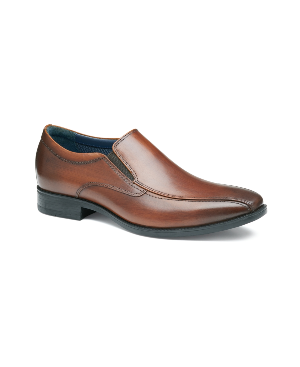 Johnston & Murphy Gibbons Run-off Shoe In Brown Full Grain