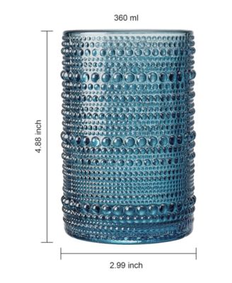 Beaded Highball Glasses, Set of 6