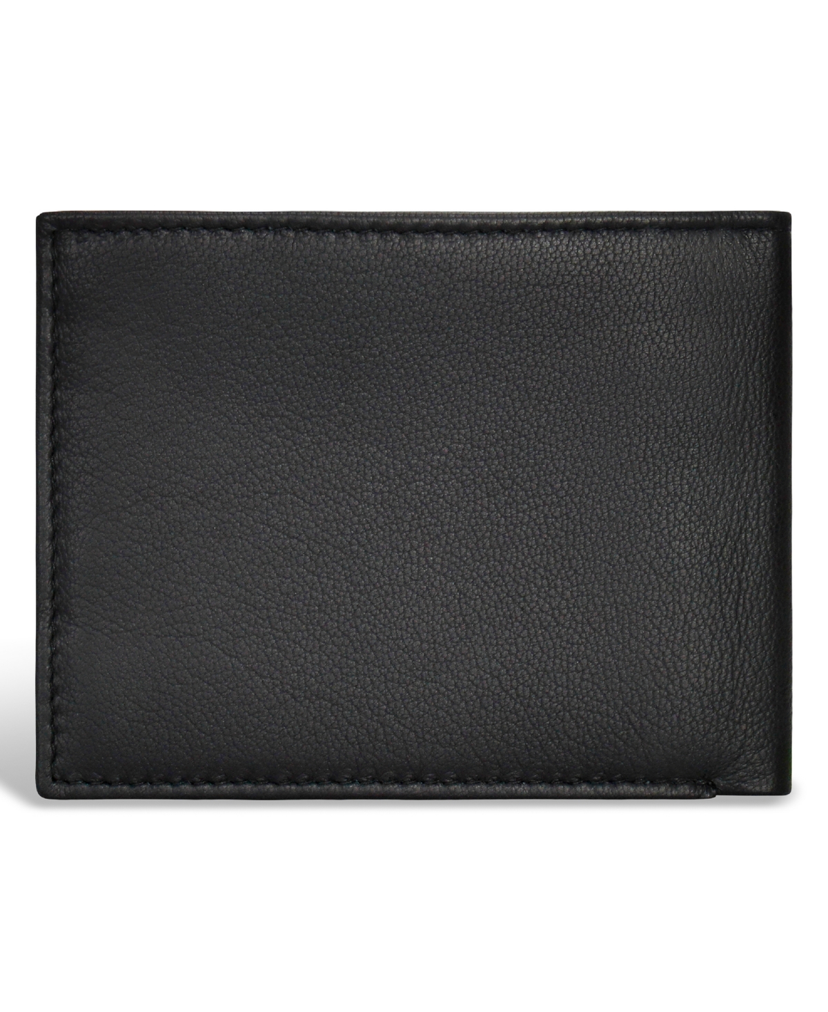 Shop Champs Men's Iconic Collection Leather Bi-fold Wallet In Black