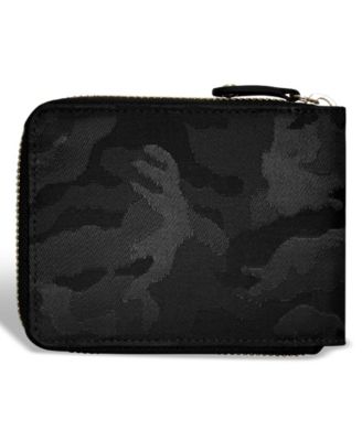 Men's Camo Collection Leather Zip Around Wallet