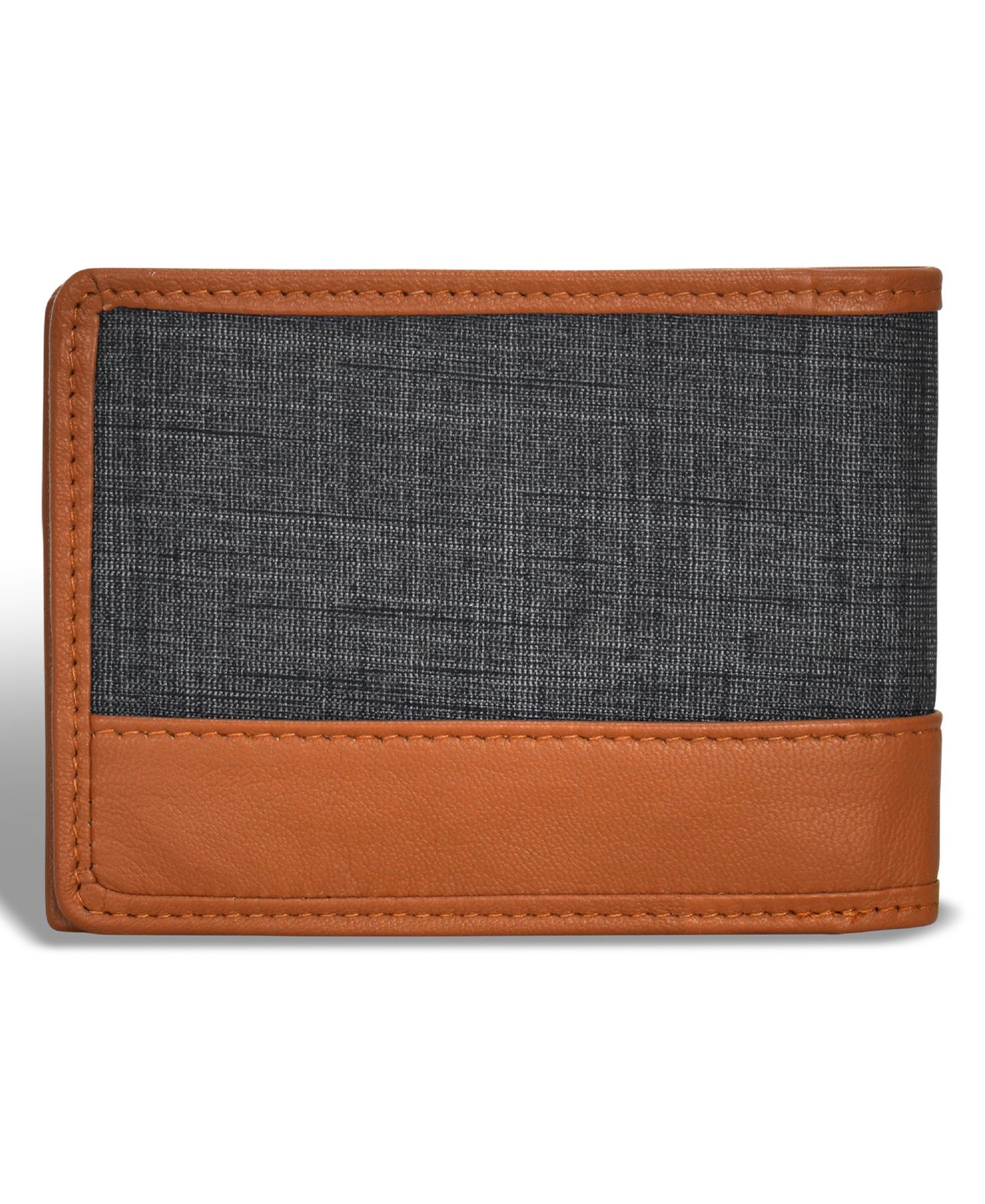 Men's Denim Collection Leather Center Wing Wallet