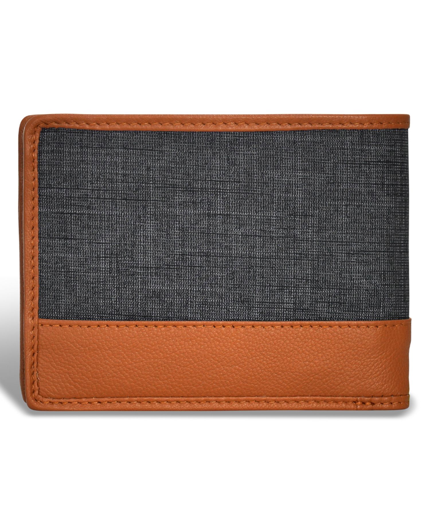 Men's Denim Collection Leather Bi-Fold Wallet