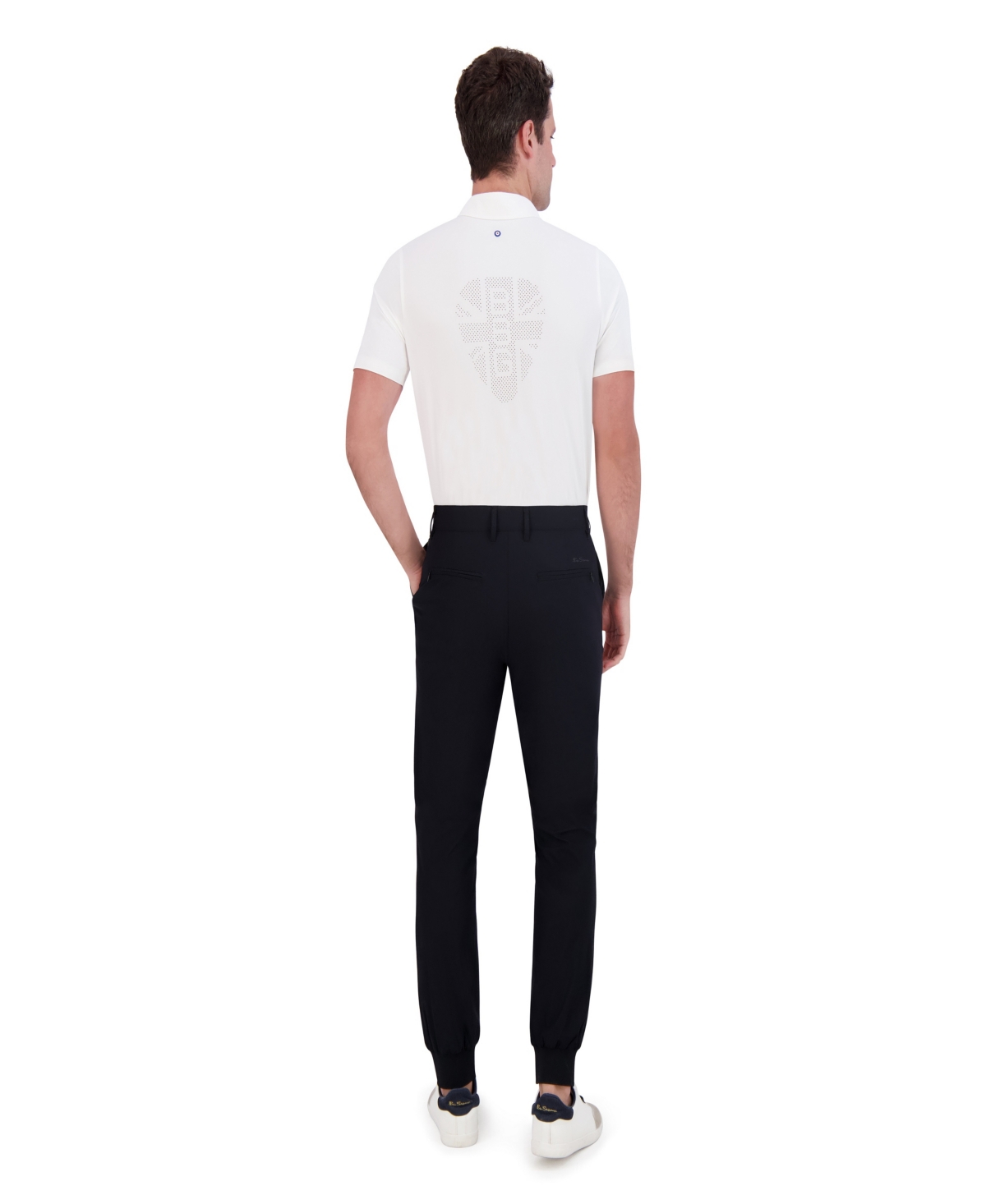 Ben Sherman Men's Sport 4way Stretch Tech Jogger Pants In Black