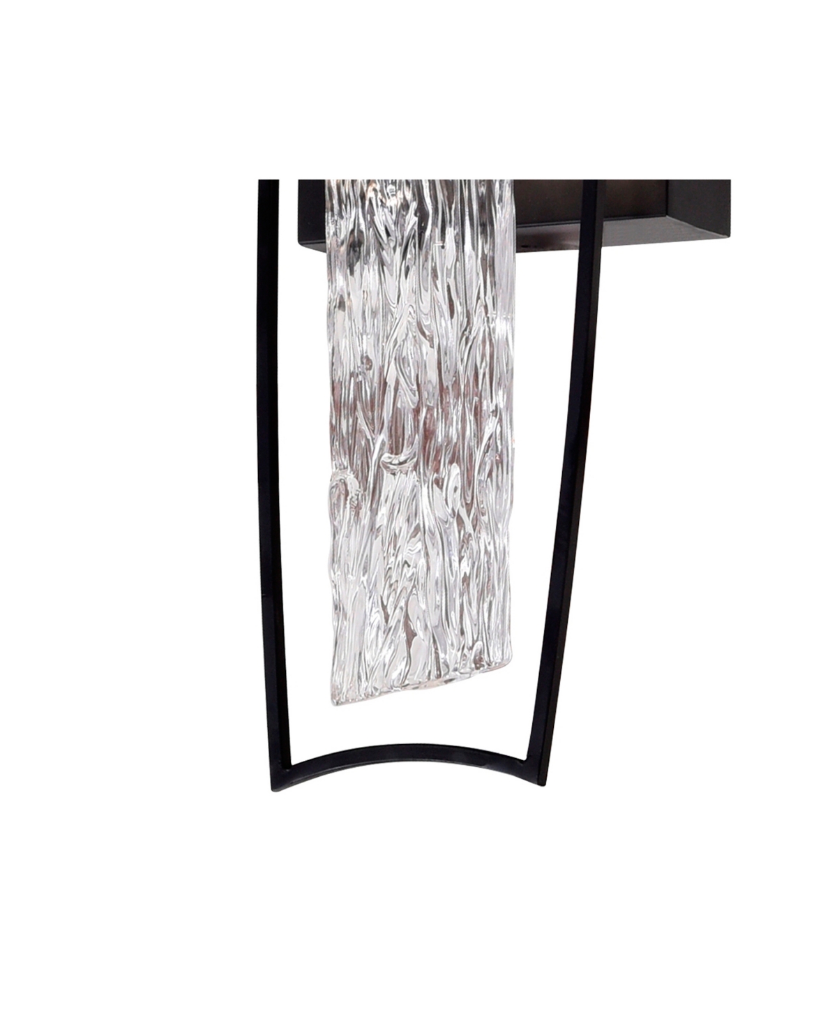 Cwi Lighting 16" Metal Guadiana Led Wall Sconce In Black Satin Gold