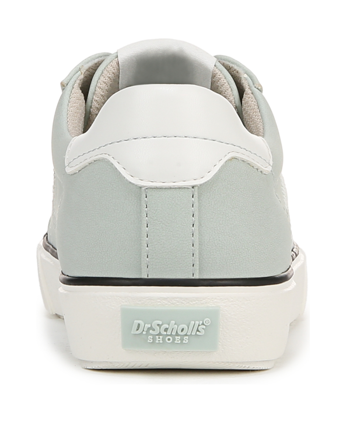 Shop Dr. Scholl's Women's Offline Lace Up Sneakers In Ocean Green Faux Leather