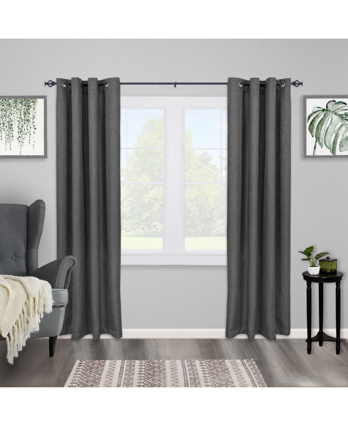 Kenney Kinsley 3/4" Standard Decorative Window Curtain Rod