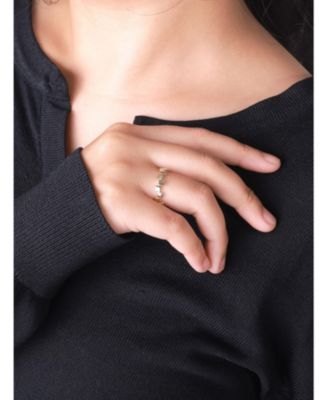 Clover Ring in 14K Gold, Size 6, approx. 2.4 grams