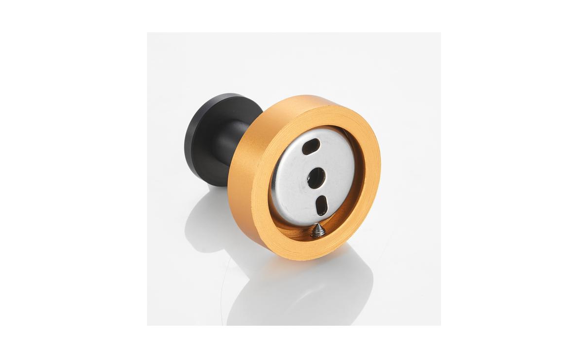 Slickblue Round Base Wall Hanging Coat Hook with Screws Sturdy and Stylish Organizer for Coats and Bags