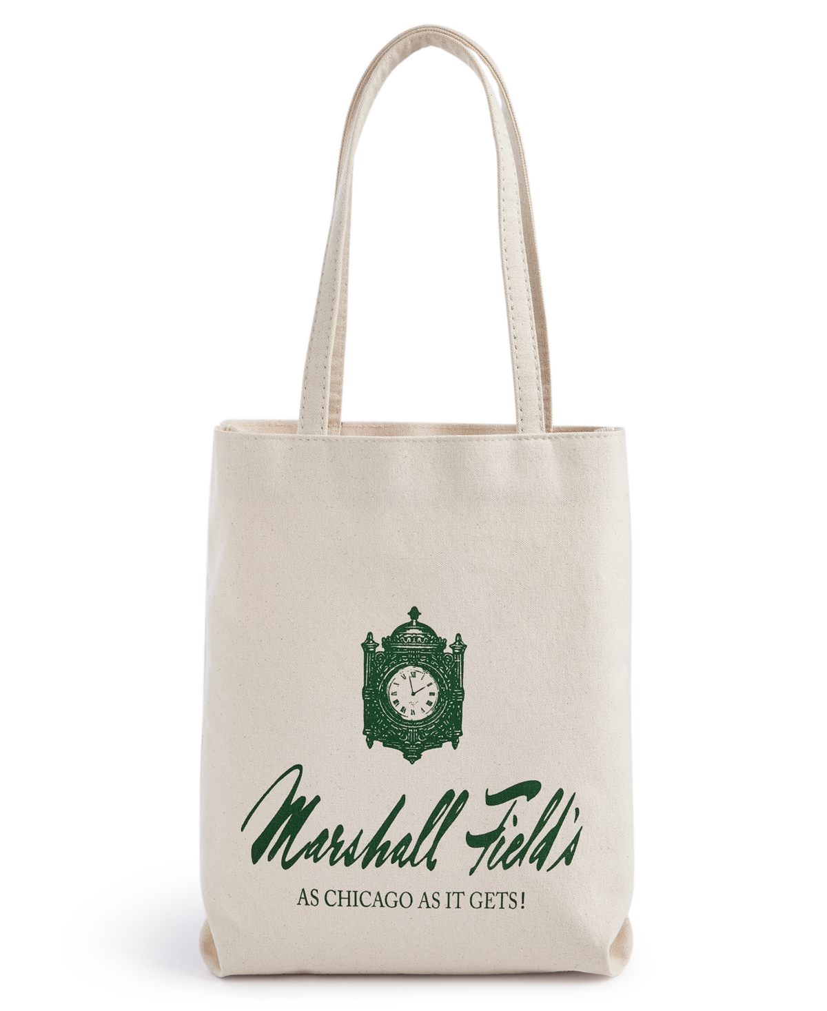 Dani Accessories Marshall Field's Logo Canvas Tote Bag, Macy's Exclusive In Transparent