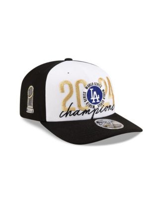 Men's Black Los Angeles Dodgers 2024 World Series Champions Locker Room 9SEVENTY Adjustable Hat