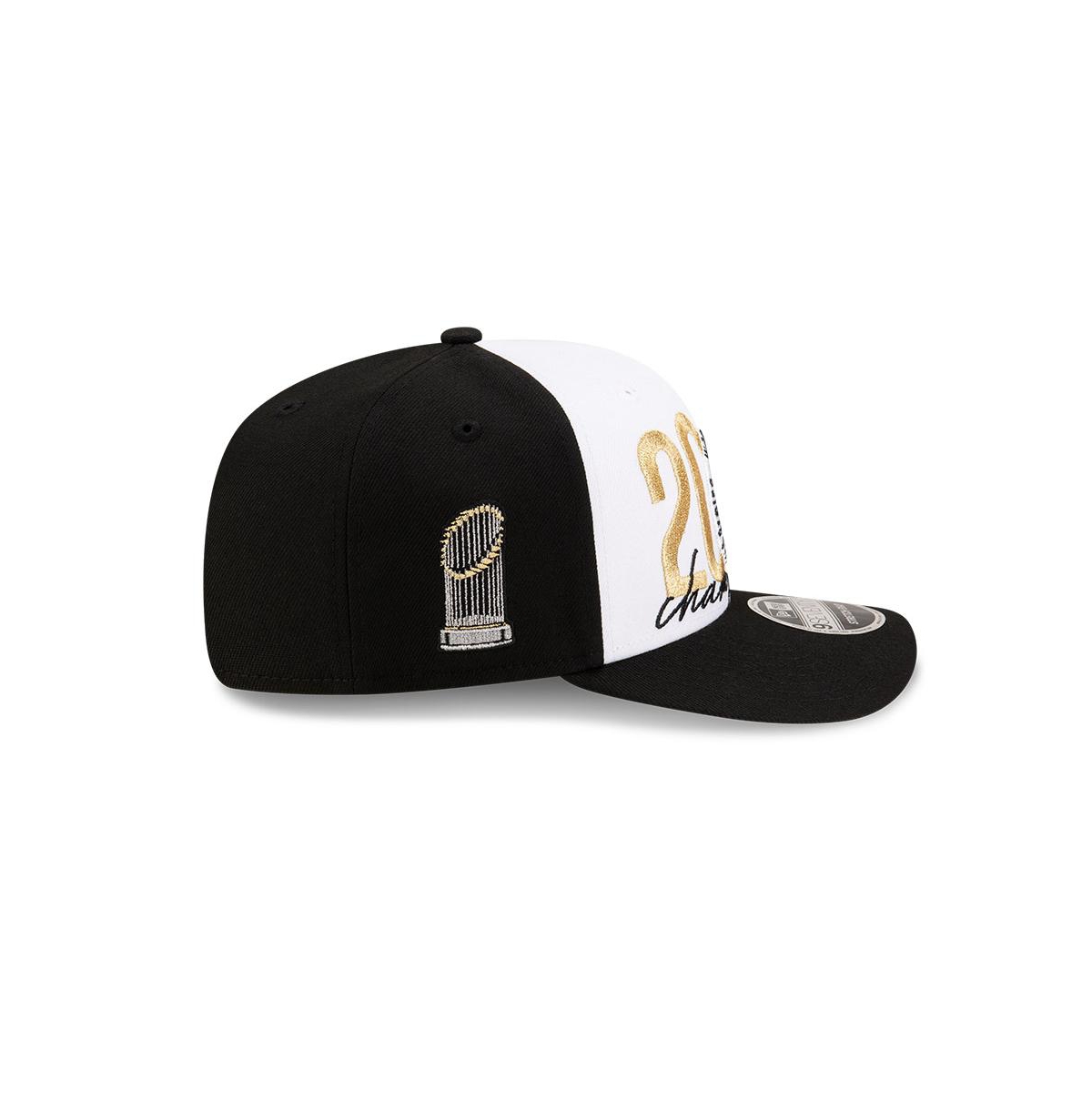 New Era Men'sLos Angeles Dodgers 2024 World Series Champions Locker Room 9SEVENTY Adjustable Hat - Black