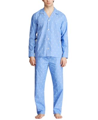 Men's All Over Polo Player Pajama Shirt