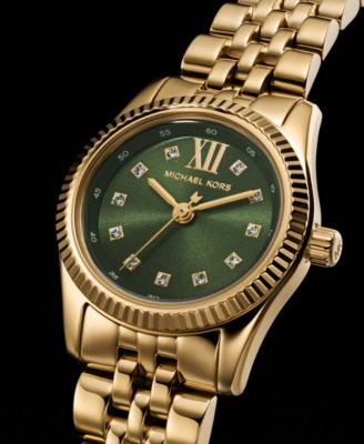 Women's Lexington Three-Hand Gold-Tone Stainless Steel Watch 26mm