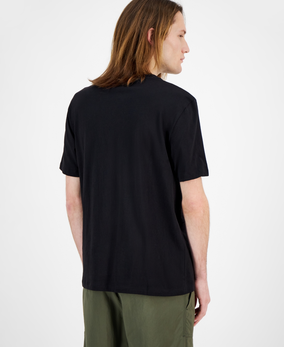 Hugo Boss Men's Diakromio Short Sleeve Crewneck Logo Graphic T-shirt In Black