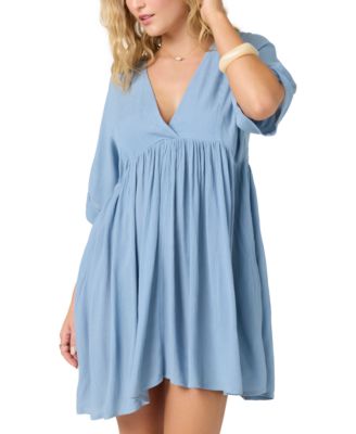 Juniors' Rosemary Essential Woven Mini Dress