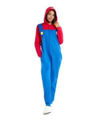 Men's Adult Onesies - Mario And Luigi Nintendo Outfits