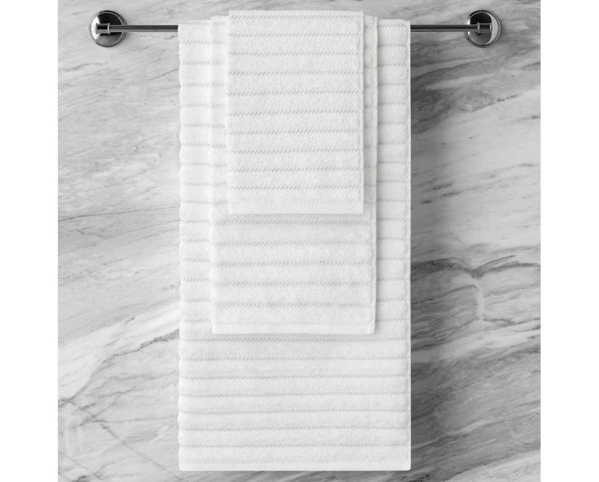 Leench Wh Bath Towel 70x140 (28"x55") - White