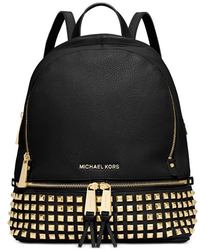 MICHAEL Michael Kors Rhea Small Studded Backpack - Handbags ...
