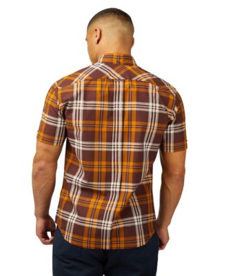 Men's Block Check Short Sleeve Shirt