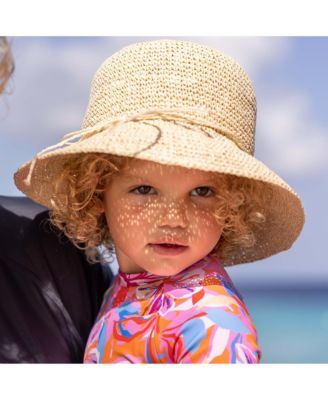 Girls Packable Wide Brim Hat