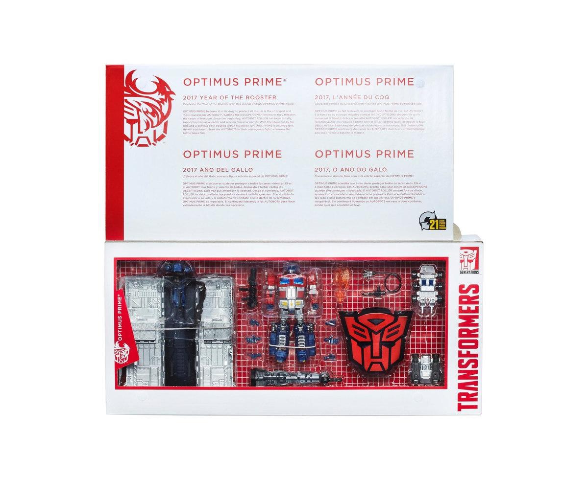 Transformers Optimus Prime Year of the Rooster Edition Platinum Edition Hybrid Style