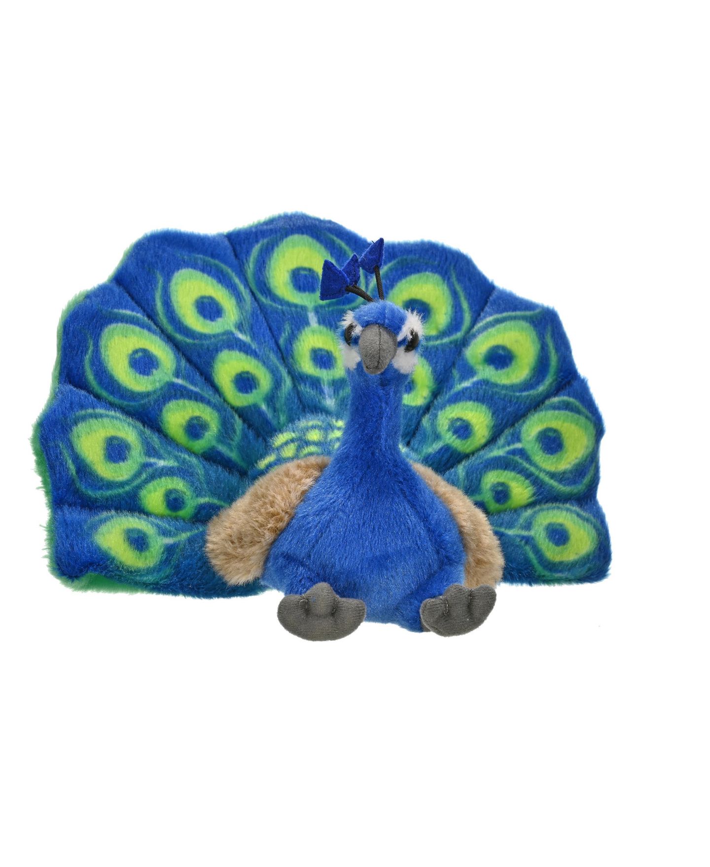 Детская мягкая игрушка Wild Republic Cuddlekins Mini Peacock 8" Plush — фото 1