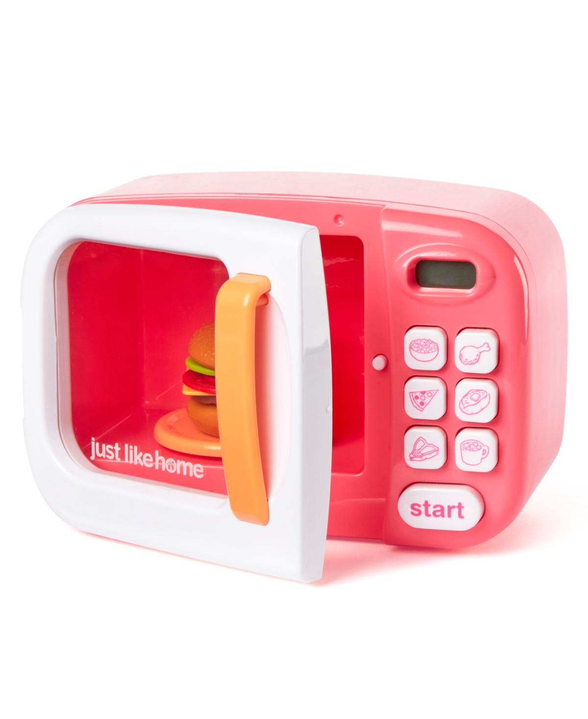 Just Like Home Microwave Kitchen Toys In Pink
