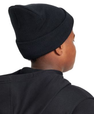 Big Kids Peak Logo Embroidered Ribbed-Knit Beanie