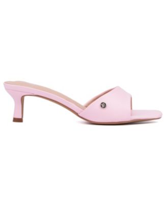 美品)ELY-SIA 「GAIA」 Amazon.com | Womens Gaia Slide, Square Toe Heels, Green