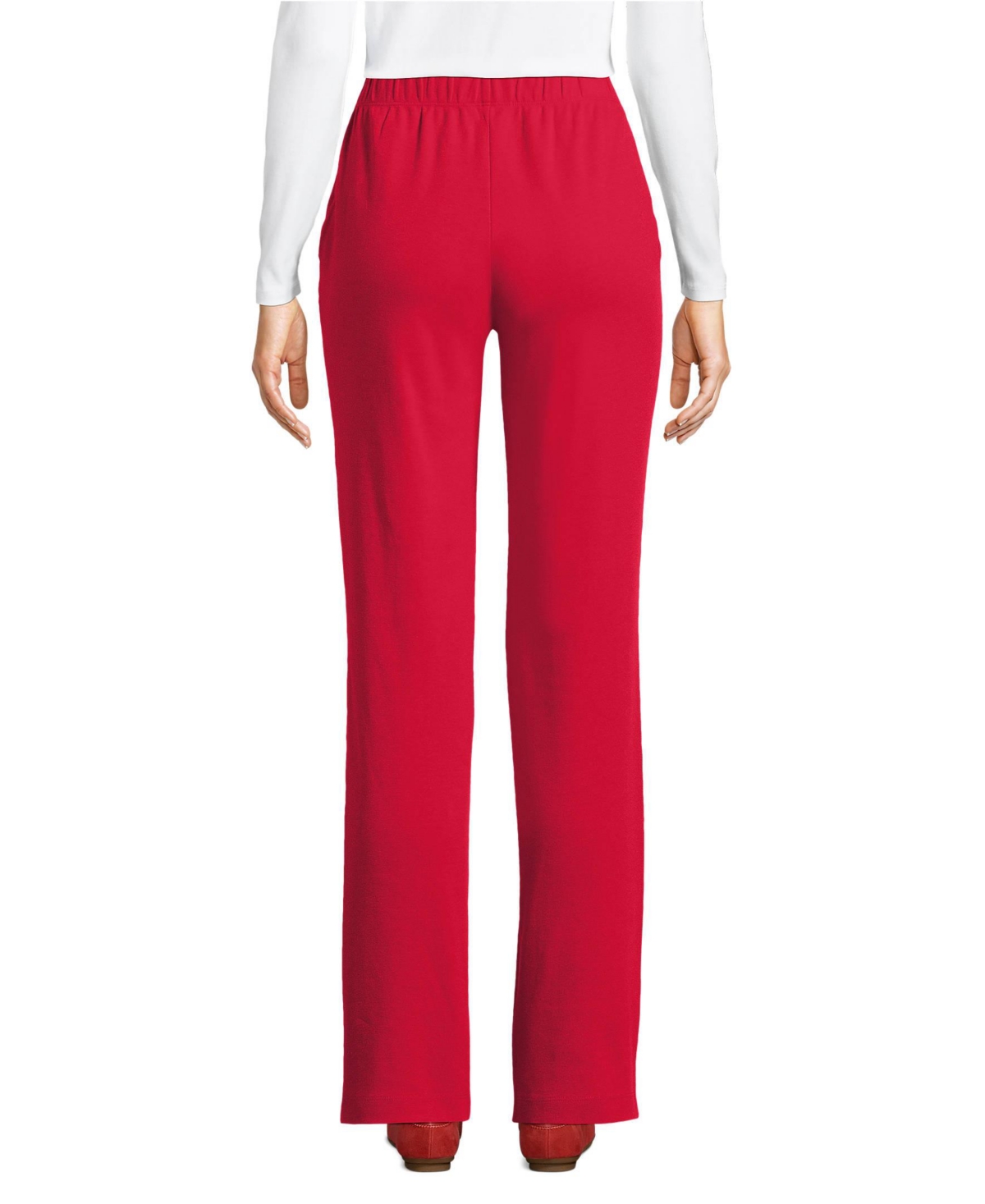Lands' End Petite Sport Knit High Rise Pants