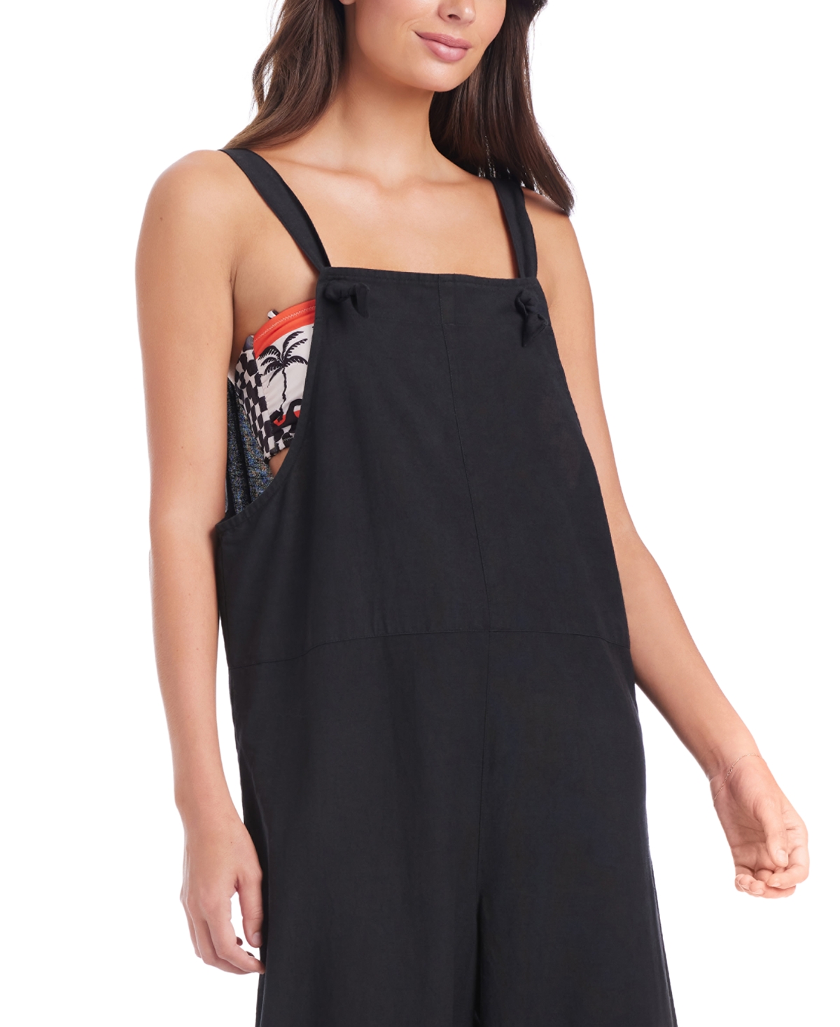 SANCTUARY WOMEN'S COASTAL COVERS COVER-UP OVERALLS 